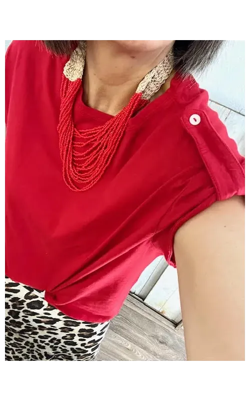 Camiseta Trabilla Roja